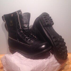 Royer Black Leather Insulated Tactical Boots